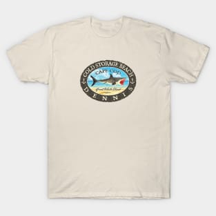 Cold Storage Beach, Dennis, Massachusetts (Cape Cod) Great White Shark T-Shirt